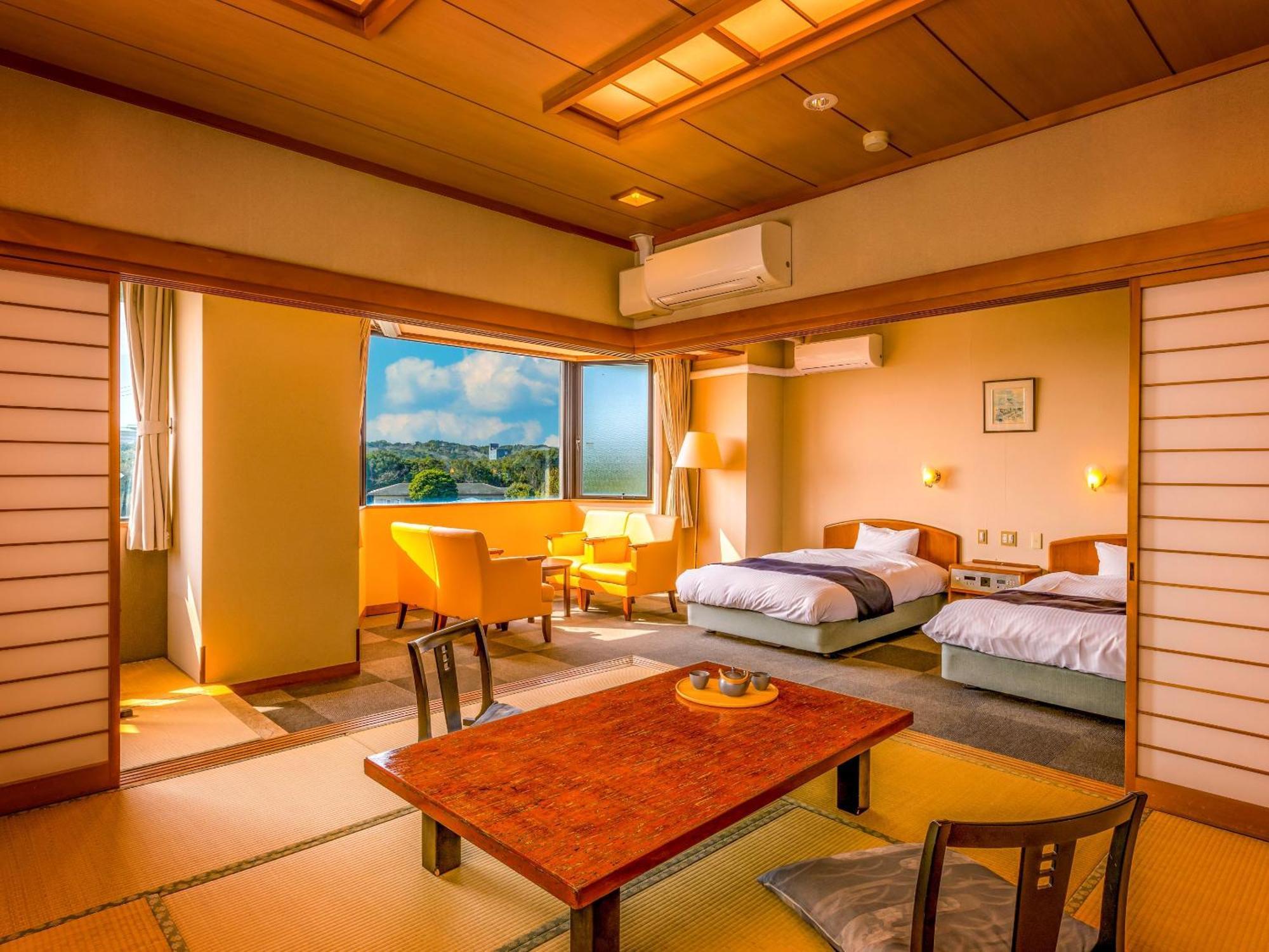 Hotel Ooedo Onsen Monogatari Shima Saichoraku Zimmer foto